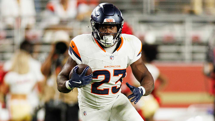 Denver Broncos RB Audric Estimé
