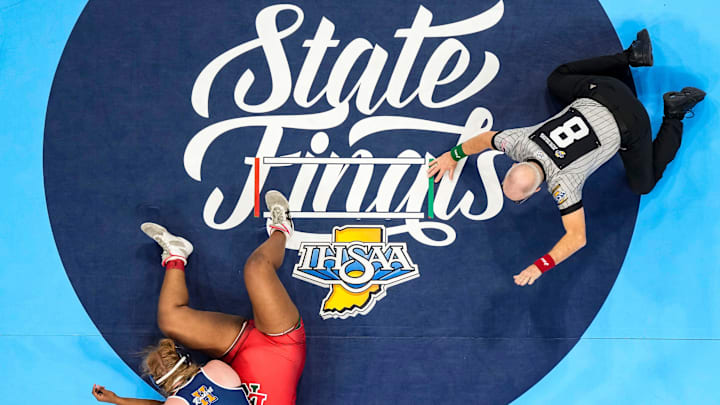 Indiana will crown its state wrestling champions in a single class tournament, as various states are moving deeper and deeper into their wrestling postseasons. Indiana will crown its state wrestling champions in a single class tournament, as various states are moving deeper and deeper into their wrestling postseasons.