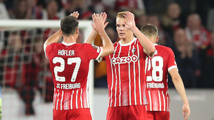 Nicolas Höfler und Philipp Lienhart spielen mit Freiburg in der Europa League. Nicolas Höfler und Philipp Lienhart spielen mit Freiburg in der Europa League.