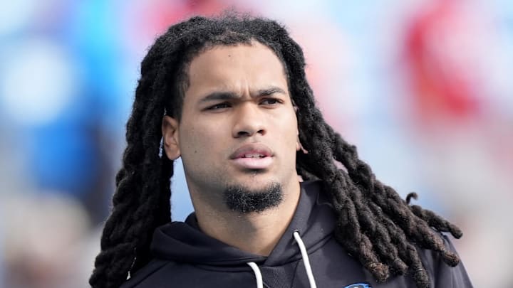 Carolina Panthers running back Jonathon Brooks Carolina Panthers running back Jonathon Brooks