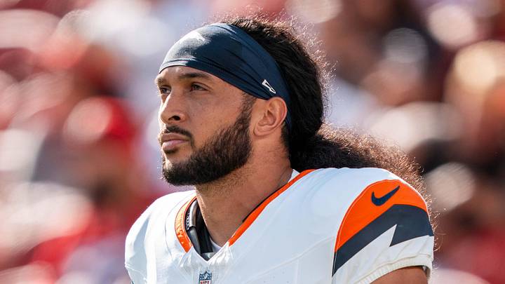 Denver Broncos safety Talanoa Hufanga Denver Broncos safety Talanoa Hufanga