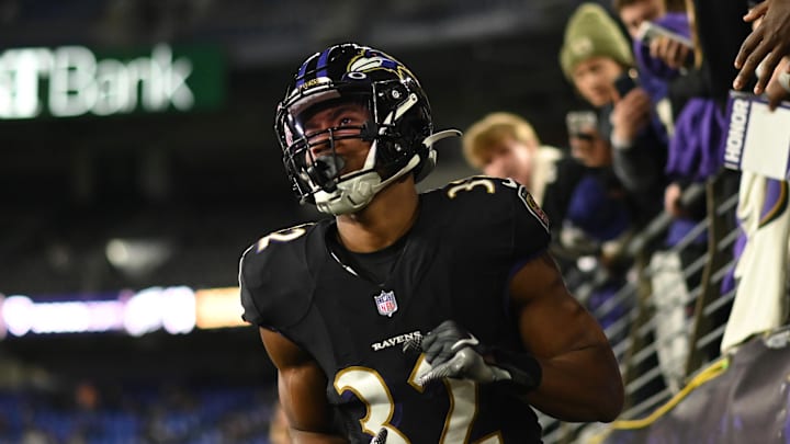 Baltimore Ravens safety Marcus Williams before the game against the Cincinnati Bengals.