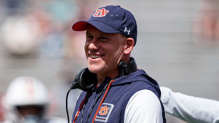 New Auburn Tigers head coach Alex Golesh retained defensive coordinator DJ Durkin (pictured) New Auburn Tigers head coach Alex Golesh retained defensive coordinator DJ Durkin (pictured)