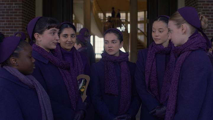 THE TESTAMENTS - “First Look” (Disney)
SHECHINAH MPUMLWANA, ROWAN BLANCHARD, BIRVA PANDYA, MATTEA CONFORTI, CHASE INFINITI, ISOLDE ARDIES THE TESTAMENTS - “First Look” (Disney)
SHECHINAH MPUMLWANA, ROWAN BLANCHARD, BIRVA PANDYA, MATTEA CONFORTI, CHASE INFINITI, ISOLDE ARDIES