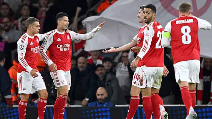 Arsenal were given a tough game by Olympiacos. Arsenal were given a tough game by Olympiacos.