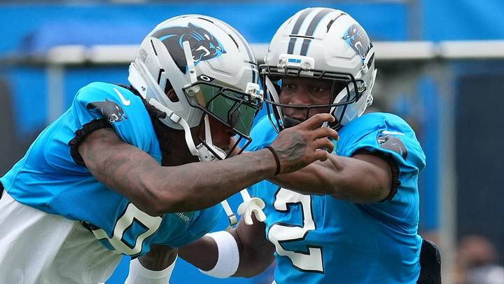 Carolina Panthers cornerbacks Jaycee Horn and Mike Jackson Sr.