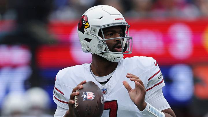 Oct 4, 2026; East Rutherford, New Jersey, USA; Arizona Cardinals quarterback Jacoby Brissett (7) throws the ball during the first quarter at MetLife Stadium. Mandatory Credit: Brad Penner-Imagn Images Oct 4, 2026; East Rutherford, New Jersey, USA; Arizona Cardinals quarterback Jacoby Brissett (7) throws the ball during the first quarter at MetLife Stadium. Mandatory Credit: Brad Penner-Imagn Images