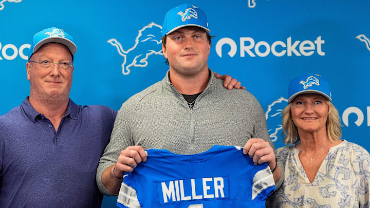 Detroit Lions first round draft Blake Miller.