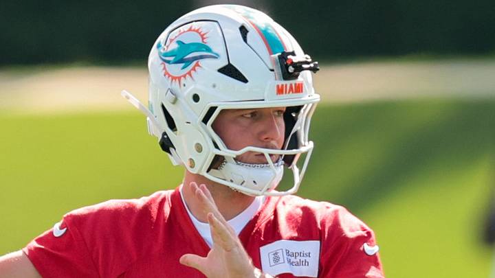 Miami Dolphins quarterback Quinn Ewers Miami Dolphins quarterback Quinn Ewers