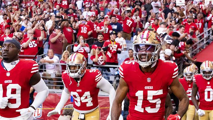 San Francisco 49ers wide receiver Jauan Jennings (15) and wide receiver Deebo Samuel (19)