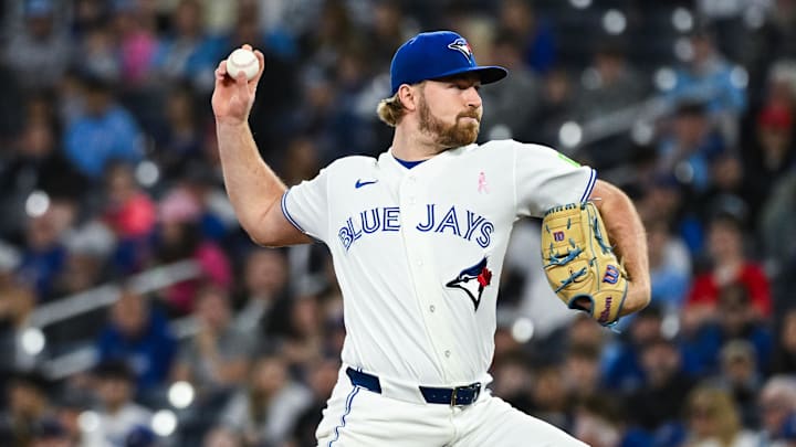 Toronto Blue Jays starting pitcher Spencer Miles.