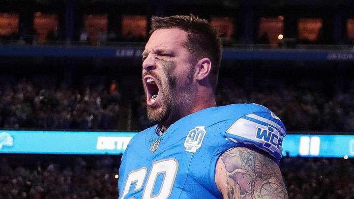 Detroit Lions left tackle Taylor Decker Detroit Lions left tackle Taylor Decker