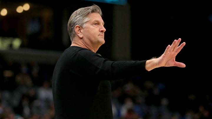 Jan 31, 2026; Memphis, Tennessee, USA; Minnesota Timberwolves head coach Chris Finch reacts during the first quarter against the Memphis Grizzlies at FedExForum. Mandatory Credit: Petre Thomas-Imagn Images Jan 31, 2026; Memphis, Tennessee, USA; Minnesota Timberwolves head coach Chris Finch reacts during the first quarter against the Memphis Grizzlies at FedExForum. Mandatory Credit: Petre Thomas-Imagn Images