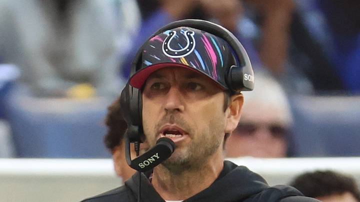 Indianapolis Colts head coach Shane Steichen yells during a game Indianapolis Colts head coach Shane Steichen yells during a game
