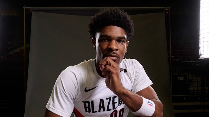 Sep 28, 2026; Portland, OR, USA; Portland Trail Blazers guard Scoot Henderson (00) during media day. Mandatory Credit: Troy Wayrynen-Imagn Images Sep 28, 2026; Portland, OR, USA; Portland Trail Blazers guard Scoot Henderson (00) during media day. Mandatory Credit: Troy Wayrynen-Imagn Images