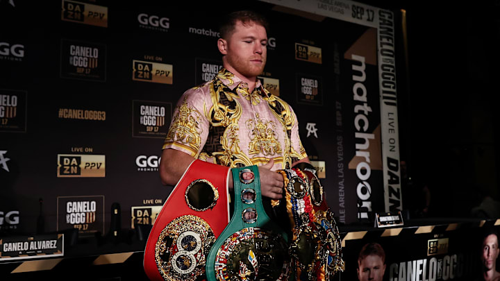 "Canelo" colocará en juego el campeonato indiscutido del peso Supermediano