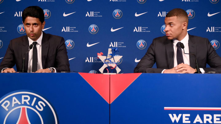 Kylian Mbappé et Nasser Al-Khelaïfi