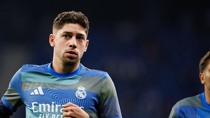 Federico Valverde (Real Madrid FC) seen in action during