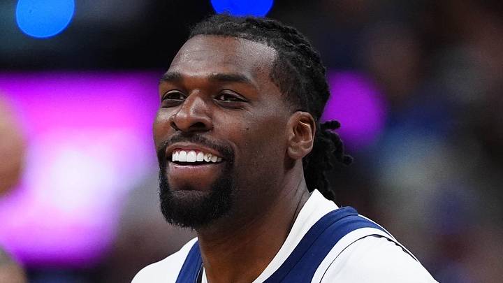 Apr 20, 2026; Denver, Colorado, USA; Minnesota Timberwolves center Naz Reid (11) reacts before the game against the Denver Nuggets during game two of the first round of the 2026 NBA Playoffs at Ball Arena. Mandatory Credit: Ron Chenoy-Imagn Images