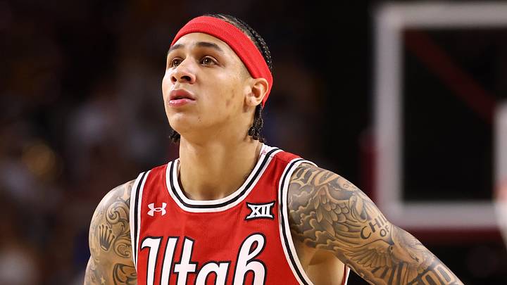 Feb 28, 2026; Tempe, Arizona, USA; Utah Utes guard Terrence Brown (2) against the Arizona State Sun Devils at Desert Financial Arena. Mandatory Credit: Mark J. Rebilas-Imagn Images Feb 28, 2026; Tempe, Arizona, USA; Utah Utes guard Terrence Brown (2) against the Arizona State Sun Devils at Desert Financial Arena. Mandatory Credit: Mark J. Rebilas-Imagn Images