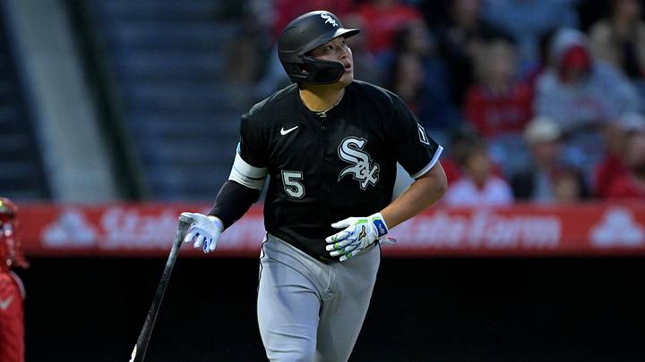 White Sox first baseman Munetaka Murakami has been a big surprise as a rookie. White Sox first baseman Munetaka Murakami has been a big surprise as a rookie.