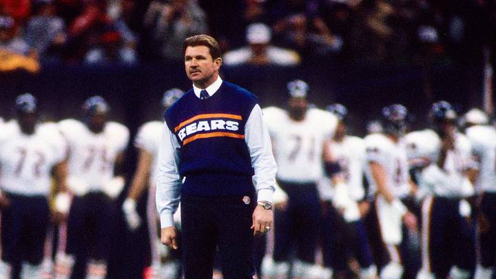 Jan 26, 1986; New Orleans, LA, USA: FILE PHOTO; Chicago Bears head coach Mike Ditka prior to Super Bowl XX against the New England Patriots at the Superdome. Chicago defeated New England 46-10. Mandatory Credit: USA TODAY Sports Jan 26, 1986; New Orleans, LA, USA: FILE PHOTO; Chicago Bears head coach Mike Ditka prior to Super Bowl XX against the New England Patriots at the Superdome. Chicago defeated New England 46-10. Mandatory Credit: USA TODAY Sports