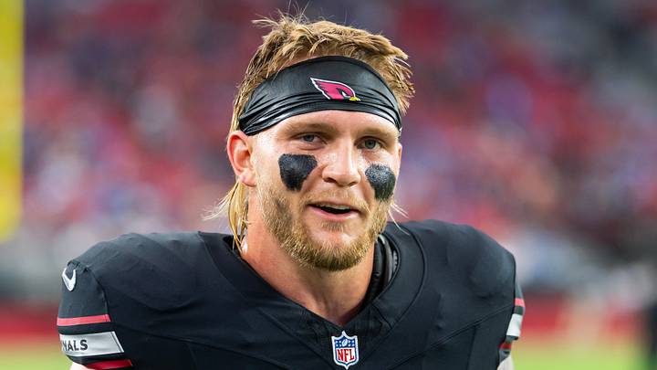 Arizona Cardinals tight end Trey McBride. Arizona Cardinals tight end Trey McBride.