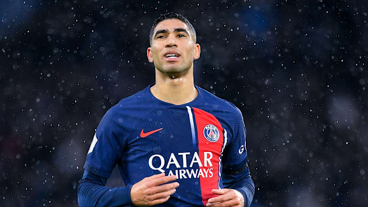 Achraf Hakimi, joueur du Paris Saint-Germain