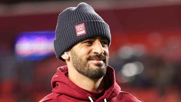 Washington Commanders quarterback Marcus Mariota Washington Commanders quarterback Marcus Mariota