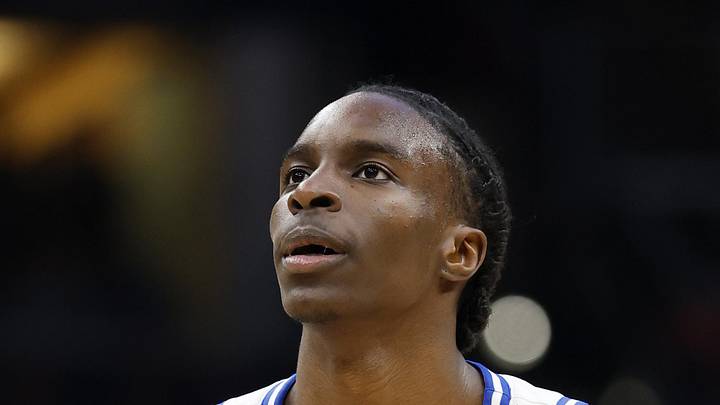 Mar 29, 2026; Washington, DC, USA; Duke Blue Devils guard Dame Sarr (7) shoots a free throw against the UConn Huskies in the first half during an Elite Eight game of the East Regional of the men's 2026 NCAA Tournament at Capital One Arena. Mandatory Credit: Amber Searls-Imagn Images