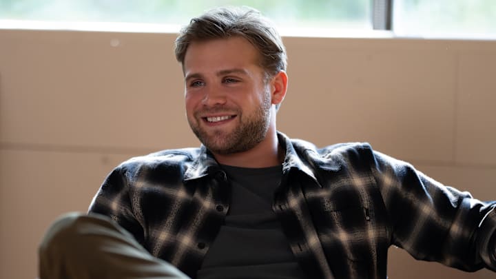 VLADIMIR. Leo Woodall as Vladimir in Episode 104 of Vladimir