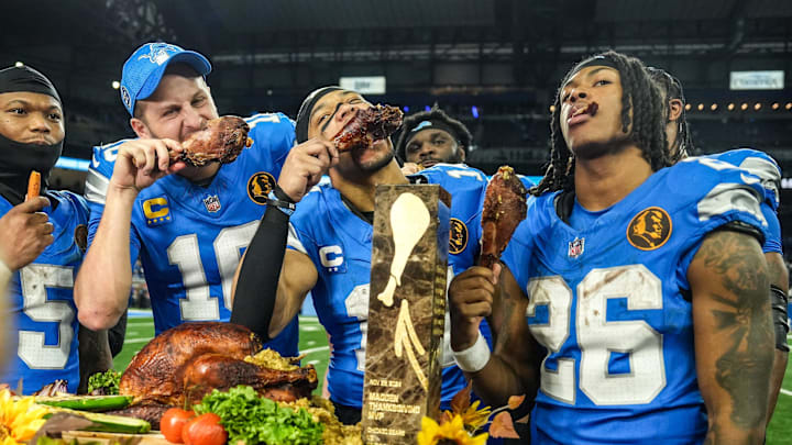 The Lions have played on Thanksgiving annually since 1934. 