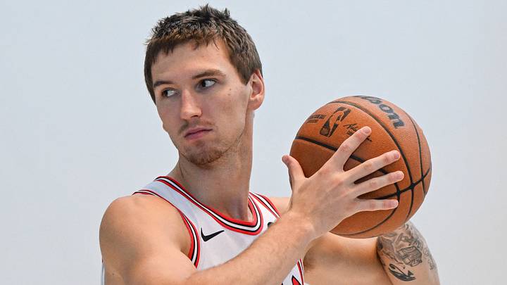 Sep 28, 2026; Chiacgo, Il, USA; Chicago Bulls forward Matas Buzelis (14) poses during media day. Mandatory Credit: Matt Marton-Imagn Images Sep 28, 2026; Chiacgo, Il, USA; Chicago Bulls forward Matas Buzelis (14) poses during media day. Mandatory Credit: Matt Marton-Imagn Images