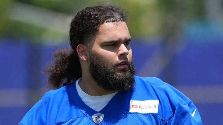 Los Angeles Rams tackle Keagen Trost.