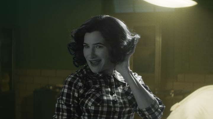 Agatha Harkness (Kathryn Hahn) in Marvel Television's AGATHA ALL ALONG, exclusively on Disney+. Photo courtesy of Marvel Television. © 2024 MARVEL.
