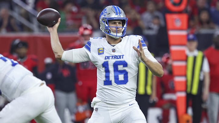 Detroit Lions quarterback Jared Goff (16). Detroit Lions quarterback Jared Goff (16).