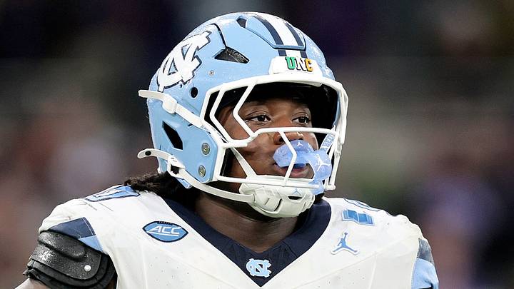 Aug 29, 2026; Dublin, Co. Dublin, IRL; North Carolina Tar Heels defensive lineman Xavier Lewis (90) against the TCU Horned Frogs in the second half at Aviva Stadium. Mandatory Credit: Laszlo Geczo-Imagn Images Aug 29, 2026; Dublin, Co. Dublin, IRL; North Carolina Tar Heels defensive lineman Xavier Lewis (90) against the TCU Horned Frogs in the second half at Aviva Stadium. Mandatory Credit: Laszlo Geczo-Imagn Images