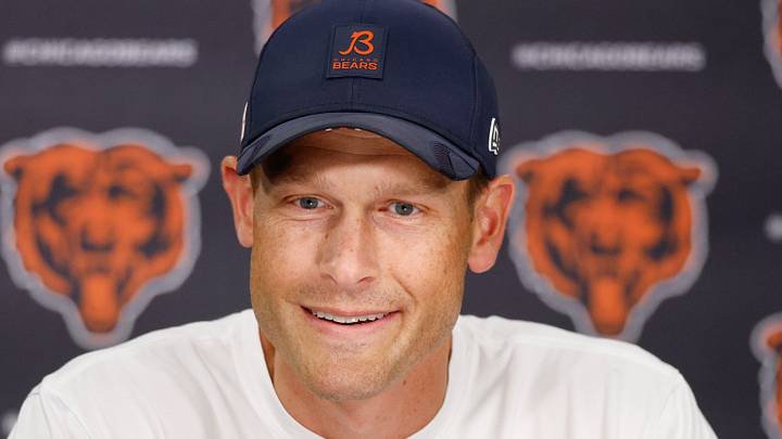 Chicago Bears head coach Ben Johnson
