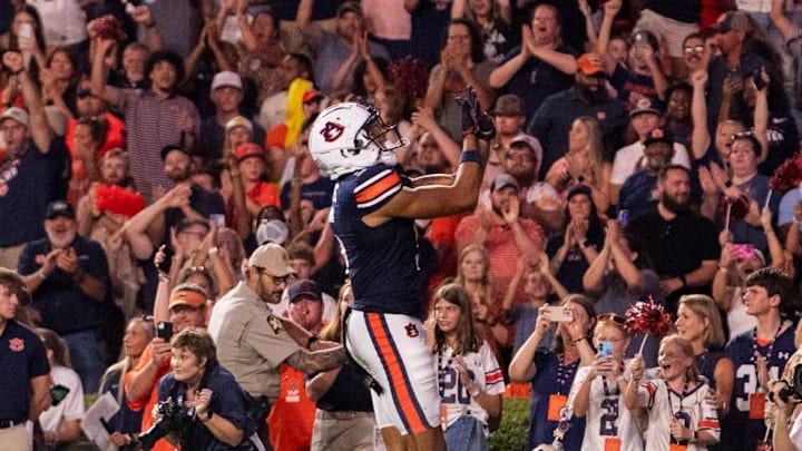 Auburn Tigers wide receiver Horatio Fields scored one touchdown this season before his injury.