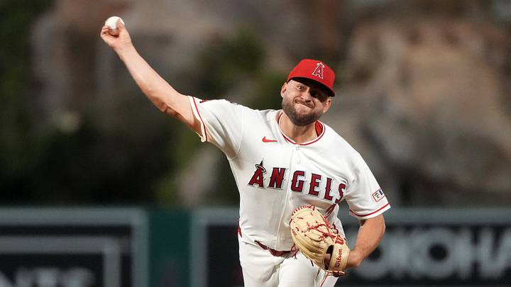 Los Angeles Angels pitcher Chase Silseth.
