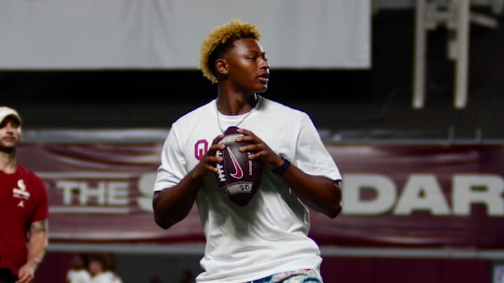 Oklahoma quarterback prospect Peyton Houston