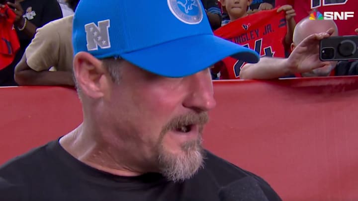 Dan Campbell and the Lions are 8-1 after beating the Texans. 