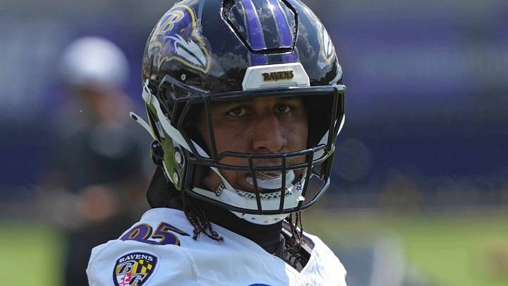 Baltimore Ravens linebacker Tavius Robinson Baltimore Ravens linebacker Tavius Robinson