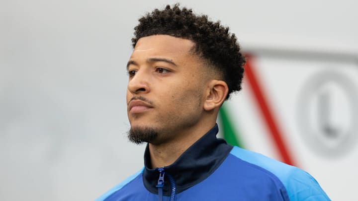 Jadon Sancho spent the 2024–25 season on loan at Chelsea.