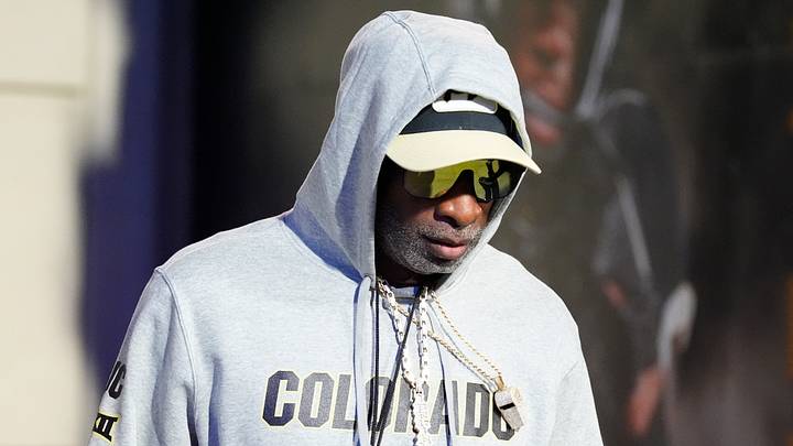 Oct 17, 2026; Boulder, Colorado, USA; Colorado Buffaloes head coach Deion Sanders against the game against the Utah Utes at Folsom Field. Mandatory Credit: Ron Chenoy-Imagn Images Oct 17, 2026; Boulder, Colorado, USA; Colorado Buffaloes head coach Deion Sanders against the game against the Utah Utes at Folsom Field. Mandatory Credit: Ron Chenoy-Imagn Images