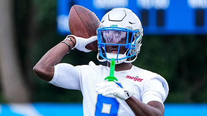 Detroit Lions cornerback Terrion Arnold (6) practices during mini camp at Meijer Performance Center in Allen Park on Tuesday, June 16, 2026. Detroit Lions cornerback Terrion Arnold (6) practices during mini camp at Meijer Performance Center in Allen Park on Tuesday, June 16, 2026.
