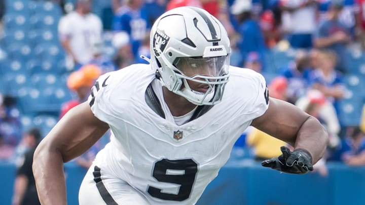 Tyree Wilson was traded from the Las Vegas Raiders to the New Orleans Saints and could turn into a giant steal for the Saints at defensive end.