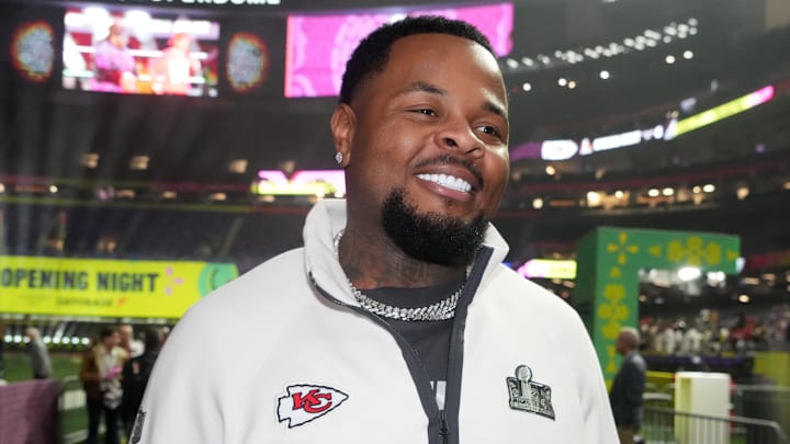 Kansas City Chiefs offensive tackle Jawaan Taylor 