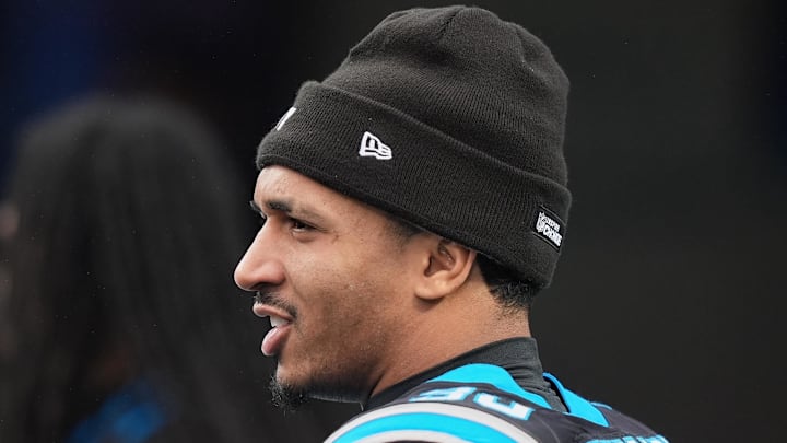 Carolina Panthers running back Chuba Hubbard 