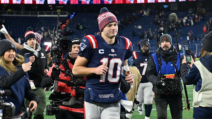 Drake Maye and the Patriots are heading to the divisional round of the NFL playoffs after beating the Chargers on Sunday night.